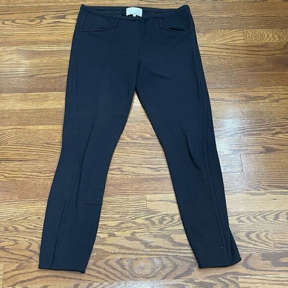 3.1 Philip Lim Black Ponte Knit Pants - Picture 1 of 5
